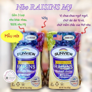 Nho khô Raisins 425g mới