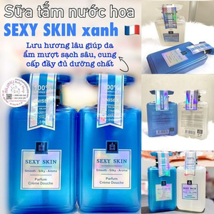 Sữa tắm nước hoa Sexy skin xanh