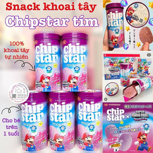 Snack CHIPSTAR YBC - 100% khoai tây vị Tím 🇯🇵