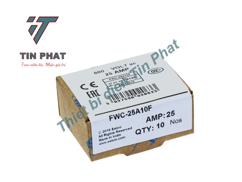CẦU CHÌ EATON BUSSMANN FWC-25A10F 600V 25A
