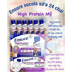 Ensure socola sữa 24 chai