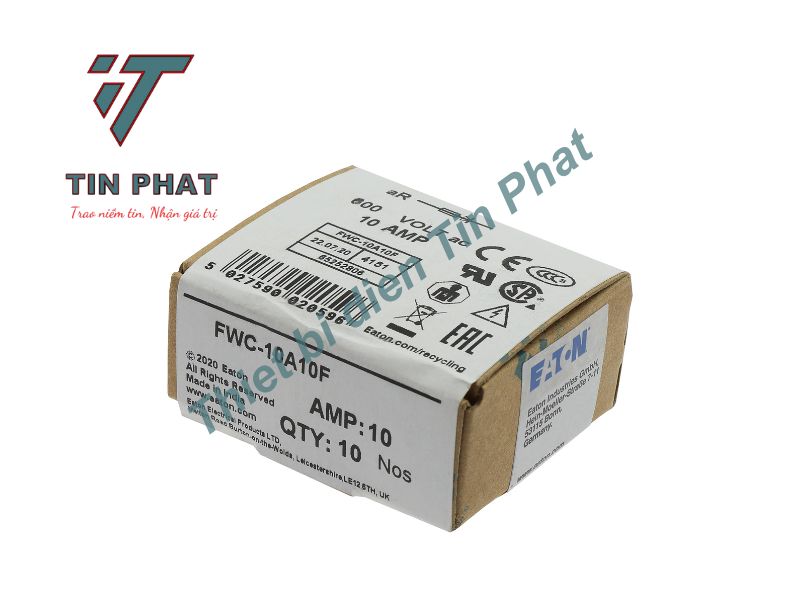 CẦU CHÌ EATON BUSSMANN FWC-10A10F 600V 10A