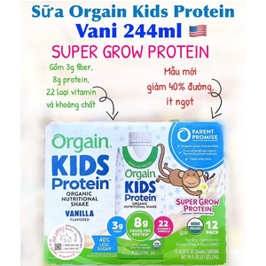 Sữa khỉ organic vani thùng 12