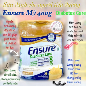 Ensure Mỹ tiểu đường 400g