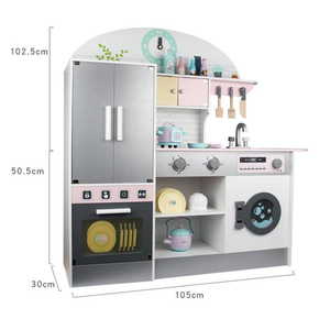 Đồ chơi gỗ Tủ bếp kết hợp tủ lạnh, lò vi sóng và máy giặt - MG1279