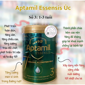 Sữa Aptamil Essensis Organic A2 Protein Số 3 900gr 🇦🇺