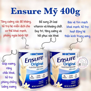 Sữa ENSURE Mỹ 400gr 🇺🇸