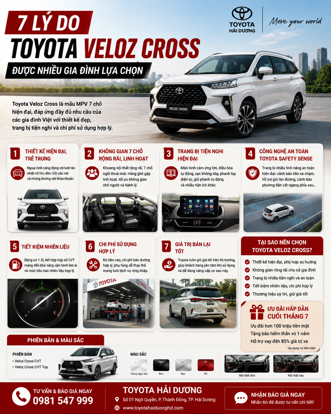 lý do nên mua toyota veloz cross