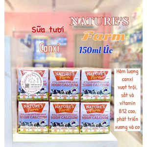 Sữa Natures Farm canxi lốc