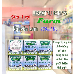 Sữa Natures Farm xanh lốc