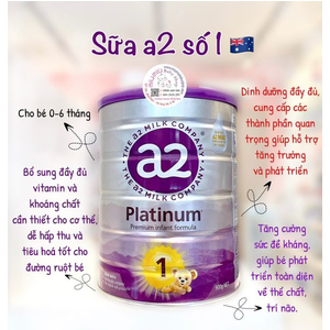 Sữa A2 Platinum Số 1 900gr 🇦🇺 - cho bé 0-6 tháng