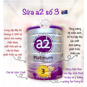 Sữa A2 Platinum Số 3 900gr 🇦🇺 - cho bé 1 - 3 tuổi