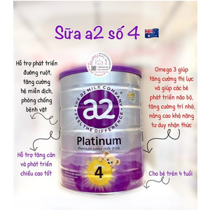 Sữa A2 Platinum Số 4 900gr 🇦🇺- dành cho trẻ 4 tuổi trở lên
