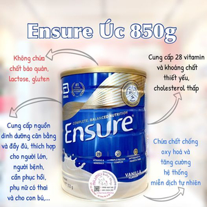 Sữa Ensure Úc 850g 🇦🇺