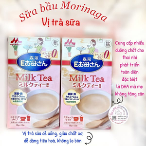 Sữa bầu Morinaga vị trà sữa - Nhật - 24 gói
