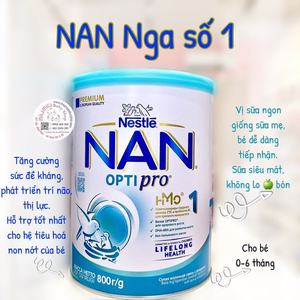 Sữa Nan Nga số 1 Optipro 800gr 🇷🇺