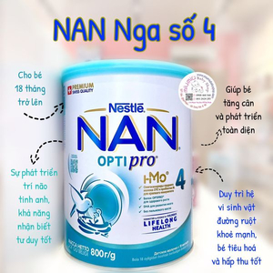 Sữa Nan Nga số 4 Optipro 800gr 🇷🇺