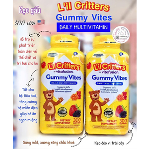 Kẹo Gấu Lil Critter Gummy vites 300 con gấu 🇺🇸
