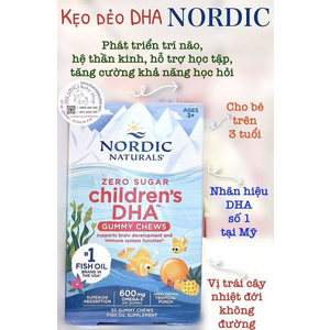 Nordic DHA gummy kẹo