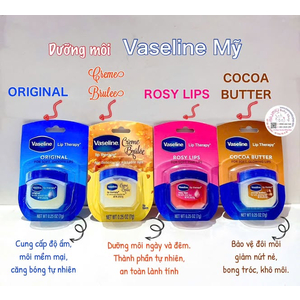 Dưỡng môi Vaseline Mỹ rose