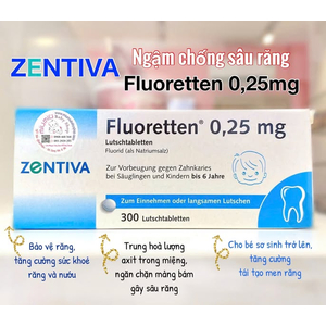 Fluoretten ngậm chống sâu răng