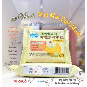 Phô Mai Tách Muối Vị Chuối Hàn Quốc 🇰🇷