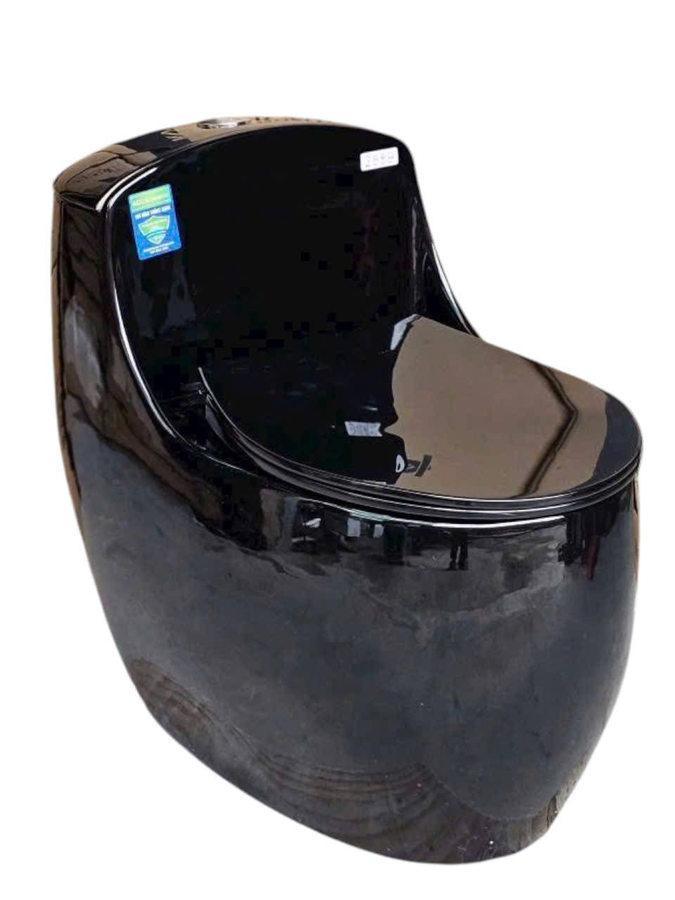 Bàn Cầu Một Khối BRIZER Công Nghệ Xã Xoáy Super Vortex BZ2888 ( ĐEN )