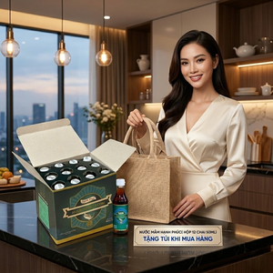 [TẶNG TÚI]Nước mắm Hạnh Phúc 60 độ đạm 50ml - Hộp 12 Chai