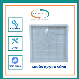 KHUÔN ĐÚC GẠCH QUẠT 3 VÒNG Kích thước : 30x30x5 cm