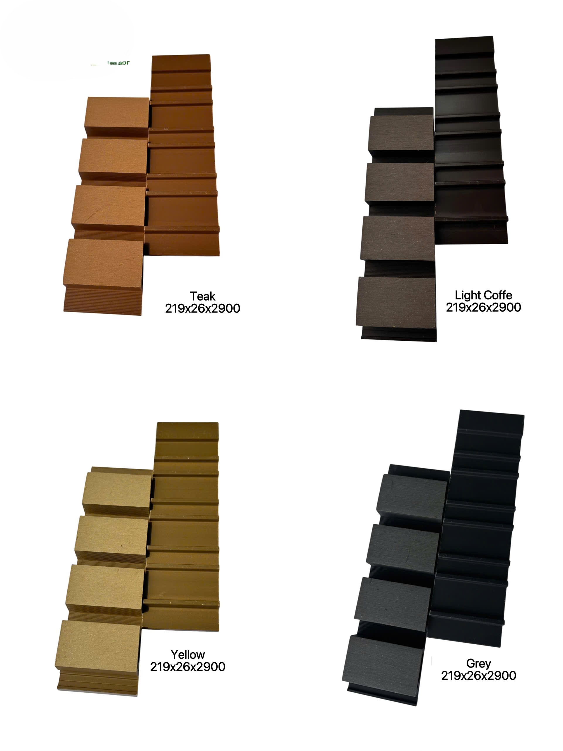 Tấm ốp lam sóng gỗ ngoài trời CEX-W219H26