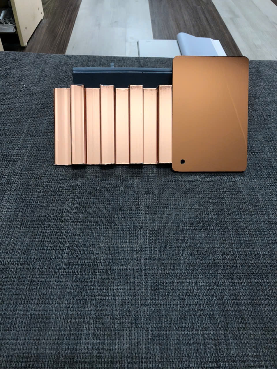 Tấm ốp sợi than tre lam 4 sóng 8mm- HTHN