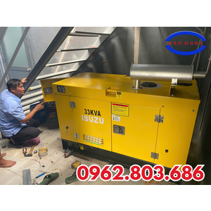 MÁY PHÁT ĐIỆN 33KVA ISUZU TẠI HÀ NỘI - TPHCM