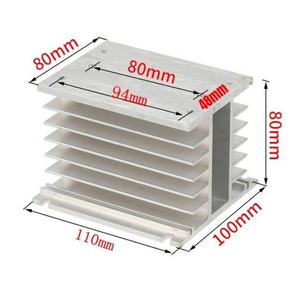 Tấm nhôm làm mát cho SSR(Rơ le bán dẫn)