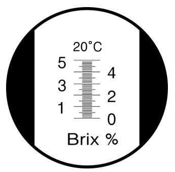Khúc xạ kế đo độ ngọt 0-5%, RHB-05/ ATC Brix 0-5% optical refractometer
