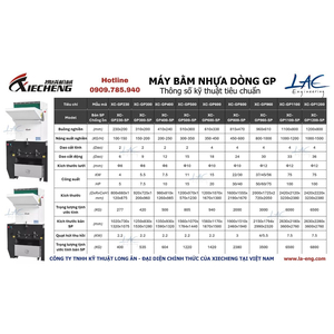 MÁY BĂM XAY NHỰA XIECHENG XC-GP600