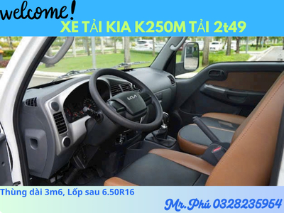 XE TẢI K250M PHIỂN BẢN 2026 MỚI RA MẮT TẢI 2t49 THÙNG MUI BẠT