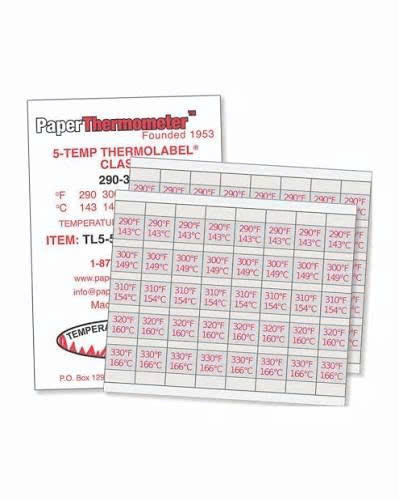 Giấy đo nhiệt độ 5-Temp Classic THERMOLABEL / Nhãn nhiệt 5-Temp Classic THERMOLABEL