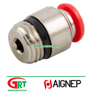 50030 | Aignep | Push-in fitting / threaded / straight / for compressed air | Aignep Vietnam