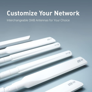 Bộ Internet di động GL.iNet GL-X3000 (Spitz AX) 5G NR AX3000 Cellular Gateway Router, Wi-Fi 6, Multi-WAN, & Detachable Antennas, Dual-SIM, OpenVPN,...