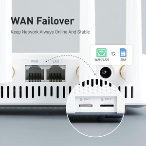 Bộ Internet di động GL.Inet GL-X2000(Spitz Plus) Cellular Gateway 4G LTE Router Wifi for Home, CAT 12, OpenVPN, WireguardVPN, IoT Device,...