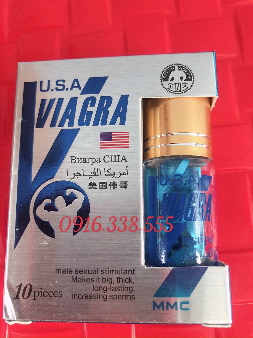 THUỐC Cương dương Dạng Viagra BLUE 6800MG USA ( VIÊN XANH DƯƠNG)