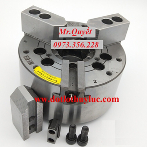 Mâm cặp thủy lực 3 chấu CNC N206, đầu kẹp thuỷ lực máy tiện, lato thuỷ lực, mâm cặp 3 chấu thủy lực, mâm thuỷ lực.