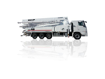 Bơm bê tông KCP 48 mét, xe cơ sở Hyundai