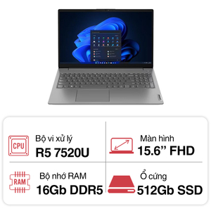 Laptop Lenovo V15 G4 AMN R5 7520U/16GB/512GB/15.6 Bảo Hành 2 Năm Tận Nơi