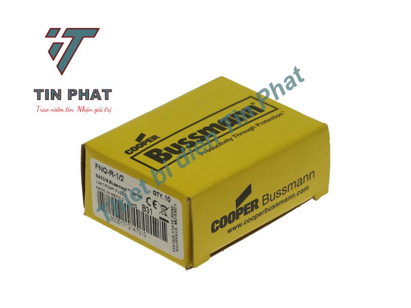 CẦU CHÌ EATON BUSSMANN FNQ-R-1/2 600VAC 0.5A