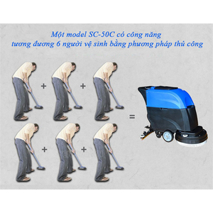 Máy chà sàn liên hợp Supper Clean SC50D