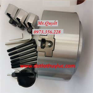 Mâm cặp thủy lực 3 chấu CNC N206, đầu kẹp thuỷ lực máy tiện, lato thuỷ lực, mâm cặp 3 chấu thủy lực, mâm thuỷ lực.