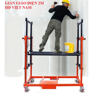 Giàn giáo điện 2m nâng hạ hàng và người
