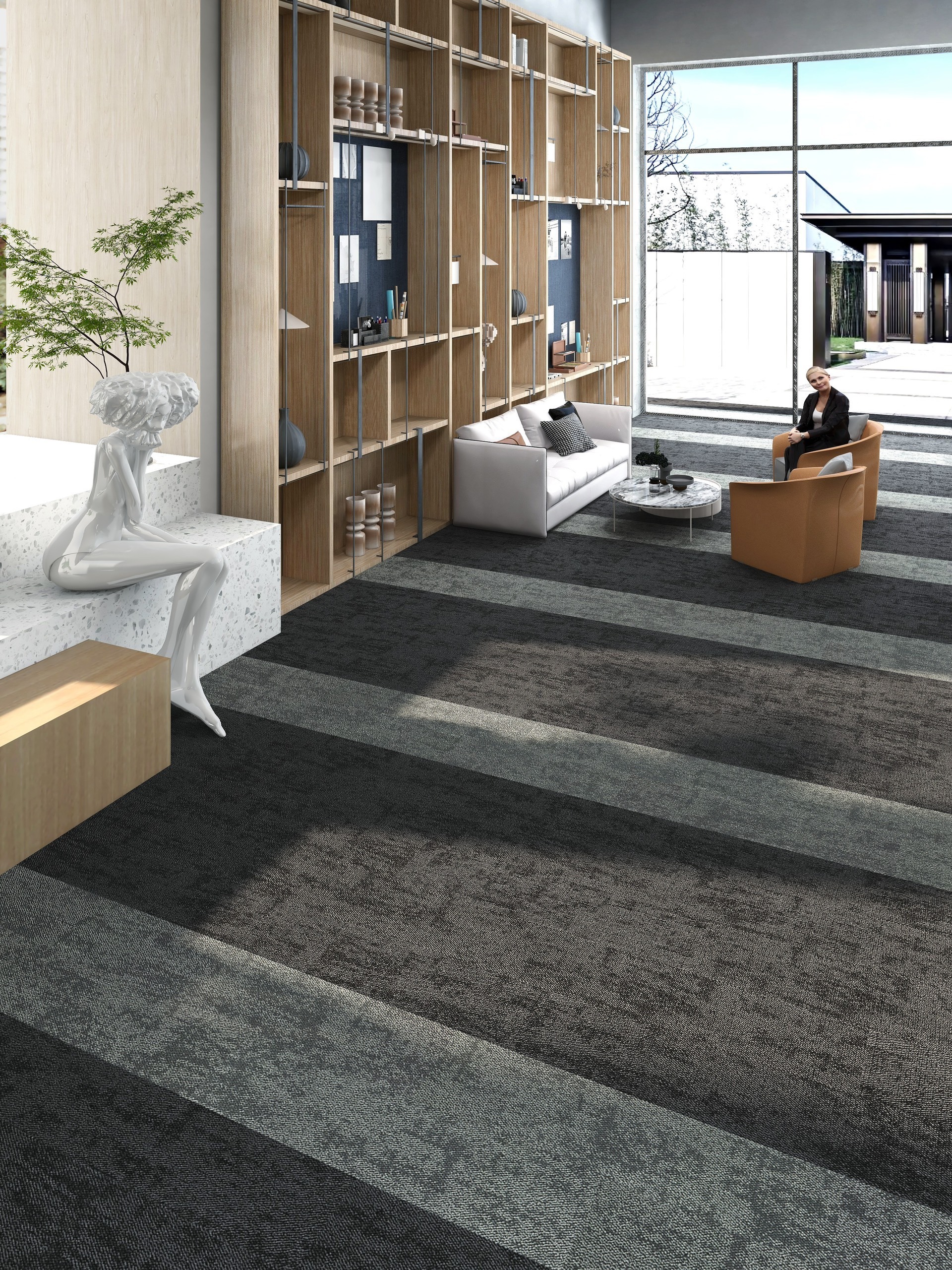 Thảm tấm HC-LAGOM sợi nylon cao cấp