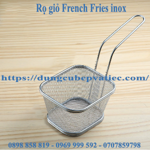 Rọ giỏ French Fries inox cao cấp